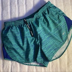 Green Nike Running shorts